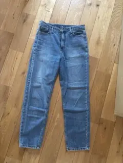 ストレートデニムパンツ ライトブルー Lサイズのサムネイル