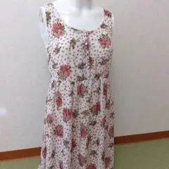 オリーブデオリーブ　花柄ノースリーブワンピース