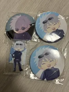 呪術廻戦 懐玉・玉折 渋谷事変 セガラッキーくじ 缶バッジ 五条悟