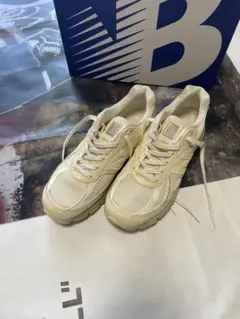 ニューバランス U990v6 QB6 アメリカ製 White 10.5 28.5 - メルカリ