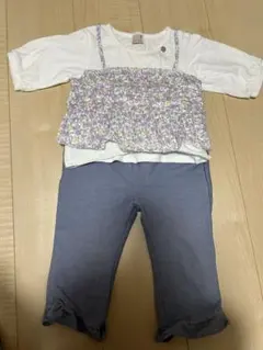プティマイン　Tシャツ、パンツ上下セット　100