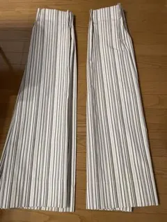 クォーターリポート　ストライプ カーテン2枚