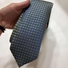 HERMES ネクタイ　エルメス　ファソネ　H柄　ジャガード高級