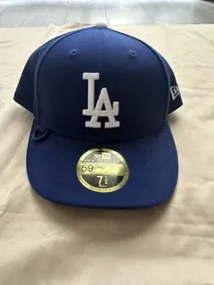 ニューエラ ドジャース キャップ 7 1/2 ブルー メッシュ 新品タグ付き
