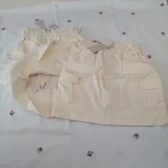 新品　プティマイン　カーゴ　スカパン　スカート　パンツ