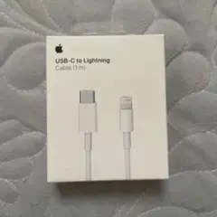 アップル　USB-C to Lighting ケーブル(1m) Apple