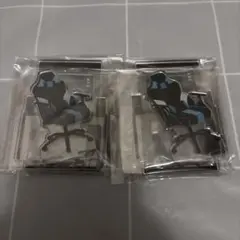 フクヤオンライン キャラ福くじ ゲーミング ブラック×ライトブルー