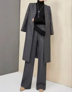 セットアップ上下 フォーマルスーツパンツスーツ レディースコート【2点セット】