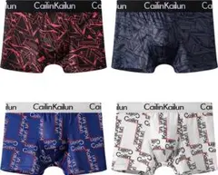 ボクサーパンツ メンズ 下着 4枚セット 前閉じ ブリーフ　3XL