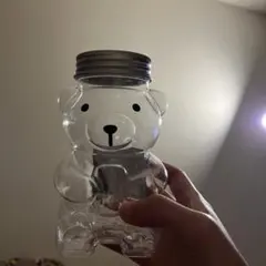 クマ型透明保存容器