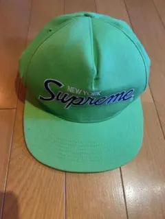 Supreme 緑 コーデュロイキャップ - メルカリ