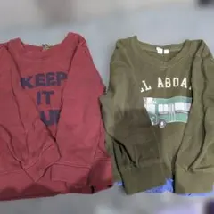 トレーナー　2枚セット　ラグマート100　SamansaMos2　110