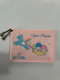 Sanrio Little Twin Stars パスケース　昭和レトロ1983のサムネイル