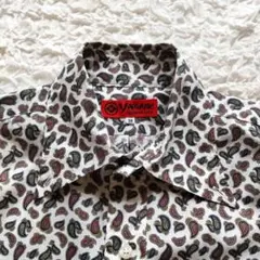 EVISU　YAMANE　ペイズリー　総柄　長袖シャツ　サイズМ　おおきに