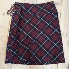 BURBERRY チェック柄 タイトスカート 38 バーバリーブルーレーベル