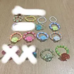 【2/7新作追加】【２つで300円】指輪 ハンドメイド