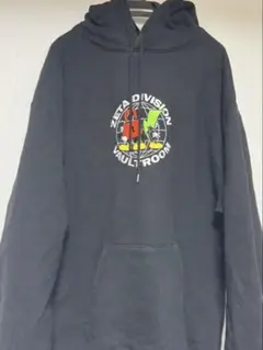 古着　VAULTROOM ZETA DIVISION ブラックパーカー