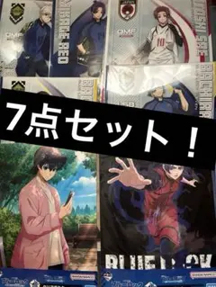 ブルーロック 一番くじ A3 クリアポスター 凪 玲王 糸師冴 蜂楽 潔世一