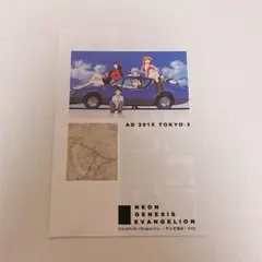 エヴァンゲリオン 限定 シール ポストカード シンジ レイ アスカ　ミサト