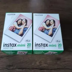 FUJIFILM instax mini インスタントフィルム 20枚入り✕2個
