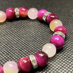 天然石ブレスレット　レッドタイガーアイ⁑8㎜ No.136