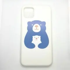 iPhone11pro ケース くま 背面 シンプル 2