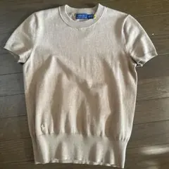 Polo Ralph Lauren 半袖ニット XS ベージュ