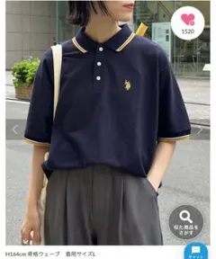 ネイビー ポロシャツ