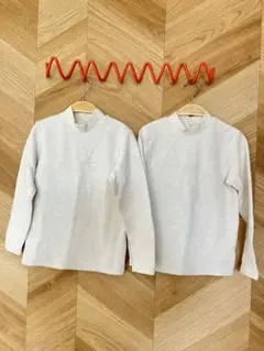 キムラタン　nous 長袖カットソー ホワイト 2枚セット