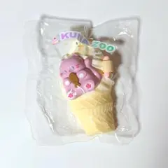 KUNA- 軟冰淇淋 粉色 貓咪 紓壓玩具 煙霧紓壓玩具 矽膠
