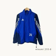 【トラックジャケット】adidas スポーツ ストリート Y2K ゆるだぼ 古着