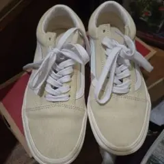 Vans Off The Wall クリームスニーカーのサムネイル