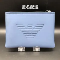 EMPORIO ARMANI エンポリオアルマーニ ポーチ ブルー