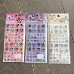 パワーパフガールズ トムジェリドロップブロックシール 3パック