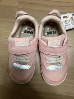 匿名配送　イフミー　ピンク ホワイト　スニーカー 18.0センチ