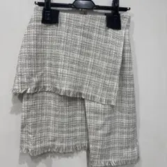 LE CIEL BLUE ツイードミニスカート