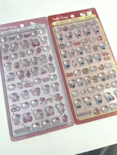 【正規品】サンリオ ボンボンドロップシールmini ハローキティピンク&レッド