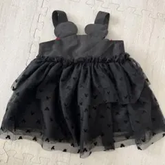 【futafuta】リボン付き　ミニーワンピース　80cm