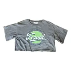 WEGO ロゴプリント クロップド丈 Tシャツ S