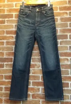 EDWIN キッズサイズ ダークブルー ストレート デニム