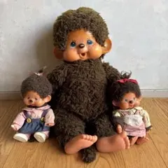 70年代 モンチッチのぬいぐるみ 2体セット - メルカリ
