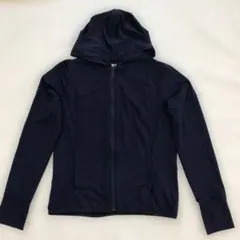 UNIQLO エアリズム　UVメッシュフルジップパーカー ネイビーのサムネイル