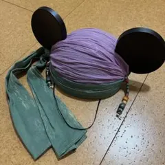 新品同様　極美品　レア　希少　パイレーツ　ミッキー　イヤーハット　ファンチャップ