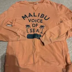 トレーナー　男女兼用　オレンジ　160サイズ