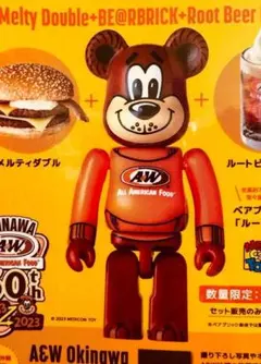 【沖縄＆数量限定】★新品★A&W 60周年記念ベアブリック ルーティ