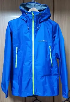 montbell レインダンサージャケット 青、パンツ