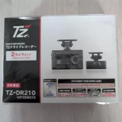TZ ドライブレコーダー TZ-DR210 前後2カメラ 新品・未使用品のサムネイル
