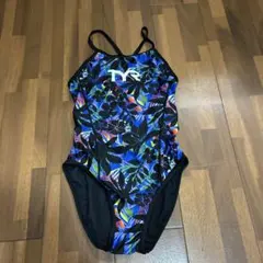 【新品未使用】TYR 競泳水着 レディース ボタニカル柄のサムネイル