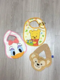 Disney ディズニー ぷーさん デイジー ダッフィー スタイ よだれかけ