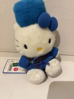 ハローキティ ぬいぐるみ 青い衣装